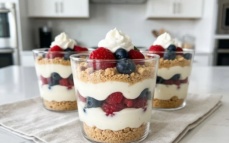 Red, White and Blue Dirt Cups