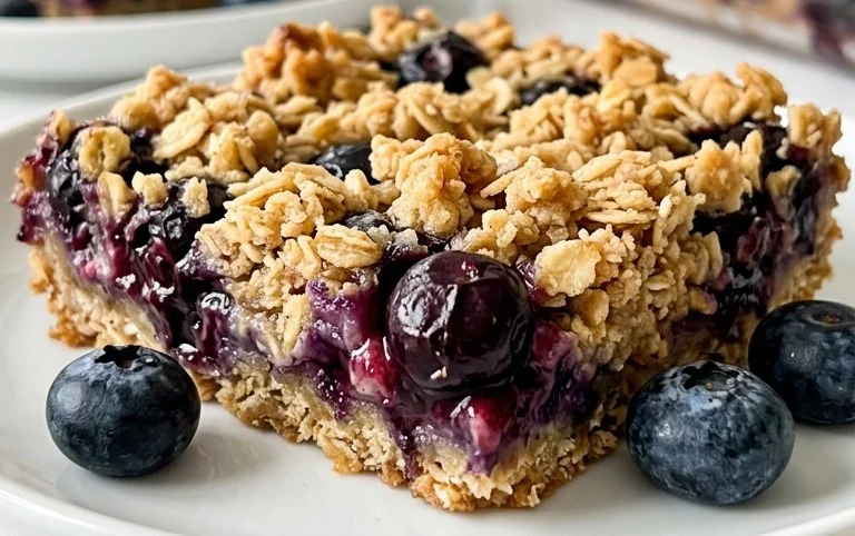 Blueberry Oatmeal Bars