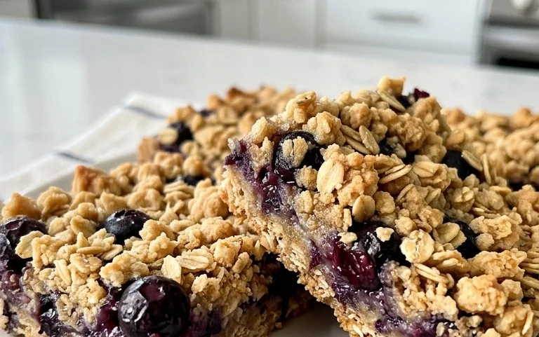 Blueberry Oatmeal Bars