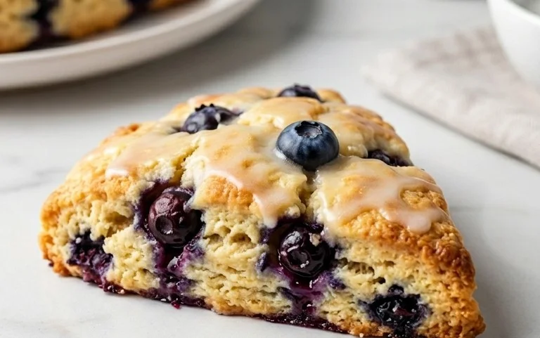 Almond Flour Lemon Blueberry Scones