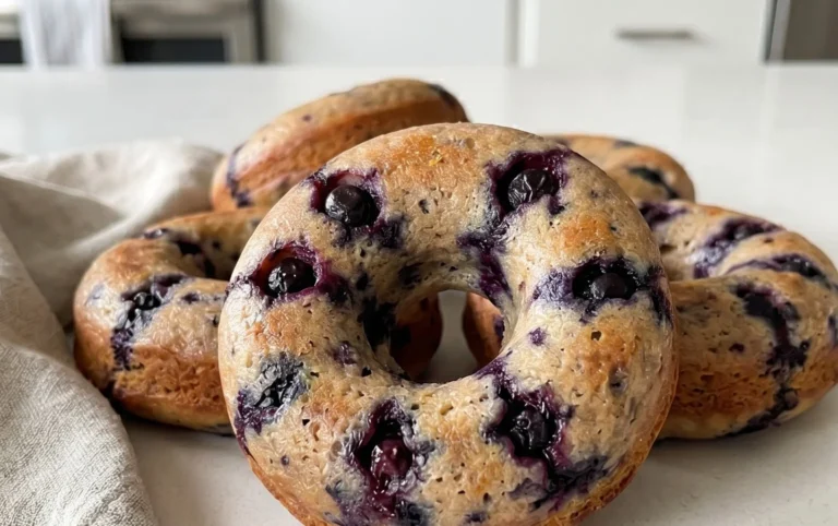 Wild Blueberry Cake Donuts