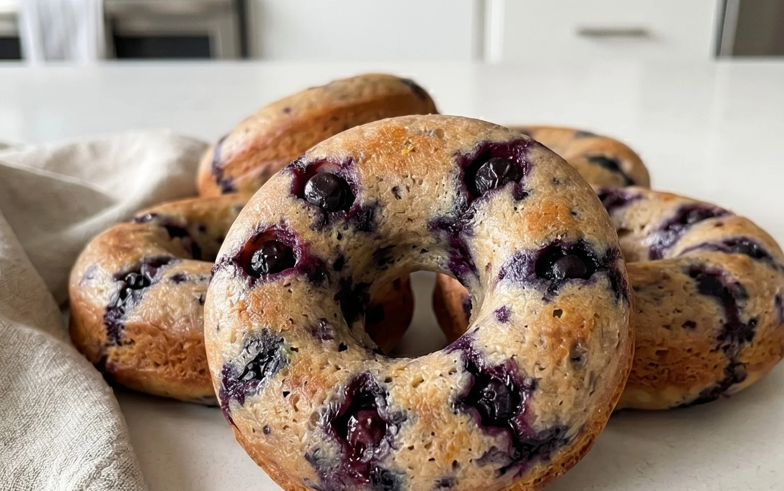 Wild Blueberry Cake Donuts
