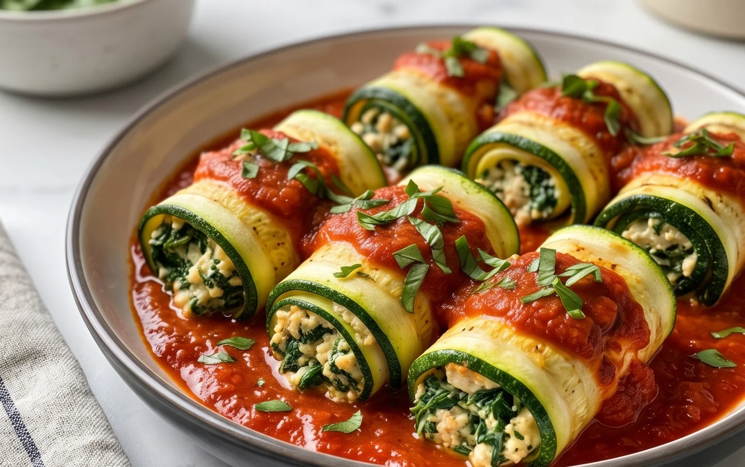 Vegan Zucchini Rollatini