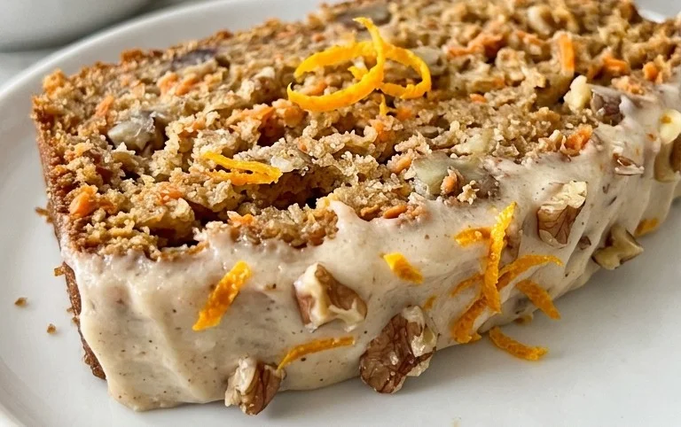 Dairy Free Carrot Cake Banana Bread