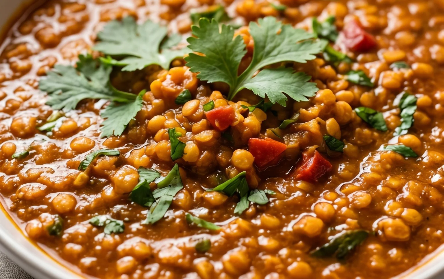 Spicy Red Lentil Curry
