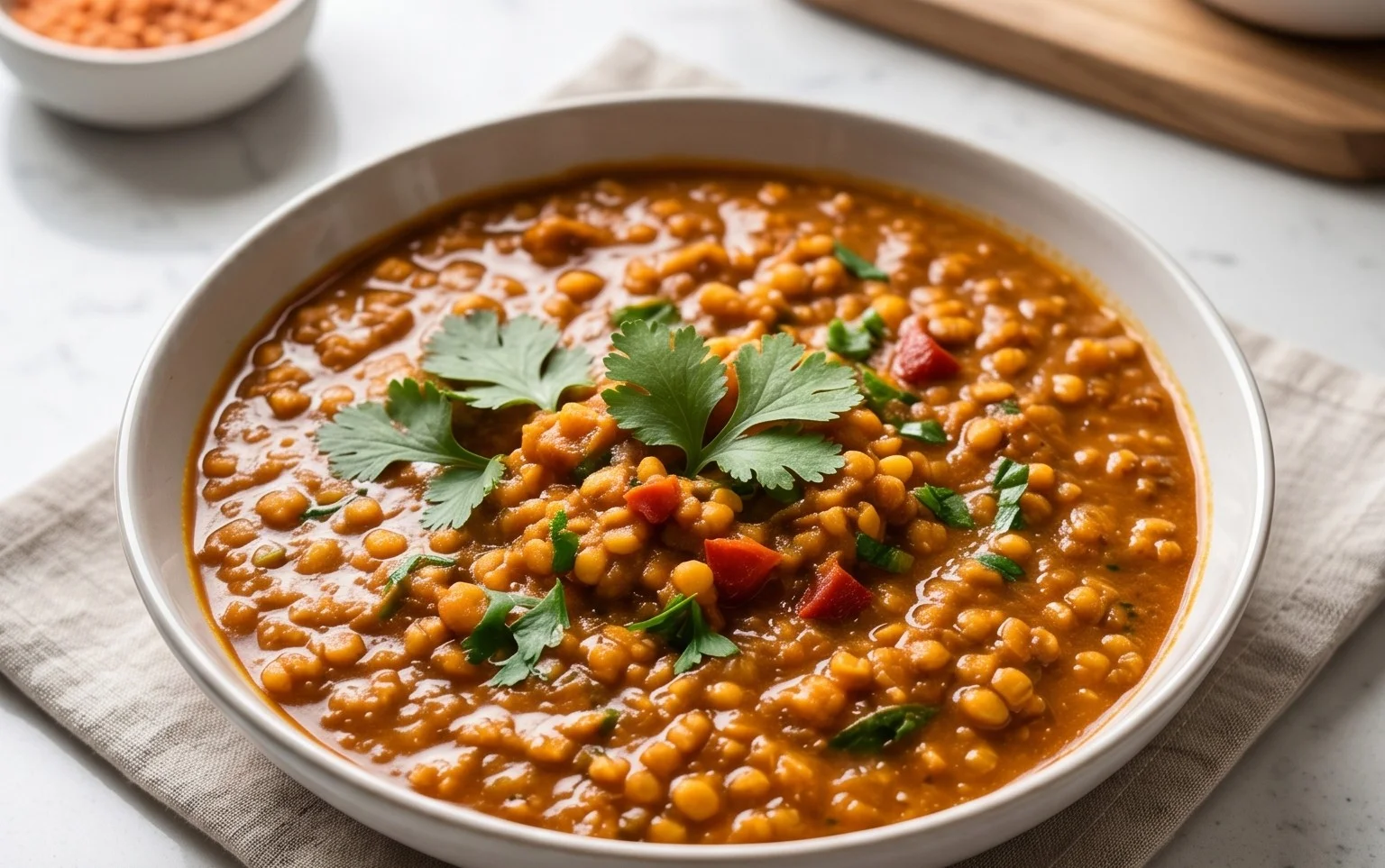 Spicy Red Lentil Curry