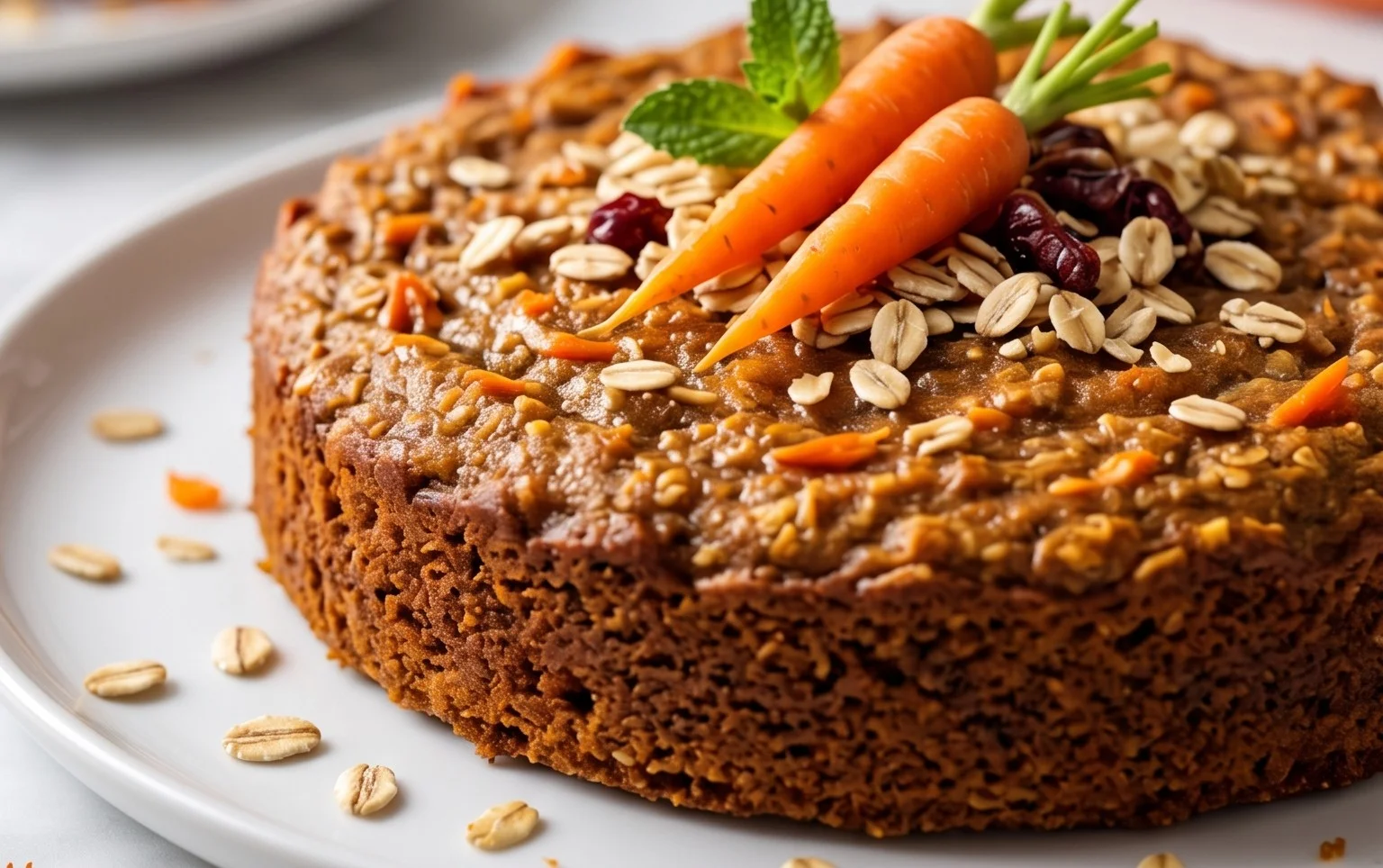 Easy Flourless Oatmeal Carrot Cake Recipe