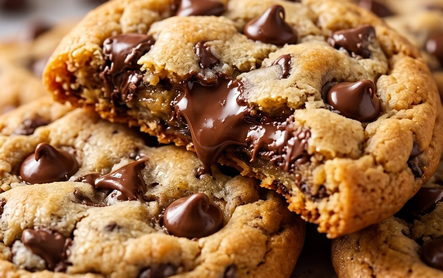 Crispy and Chewy Chocolate Chip Cookies