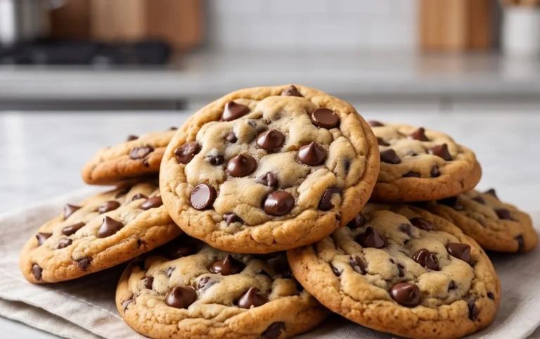 Crispy and Chewy Chocolate Chip Cookies