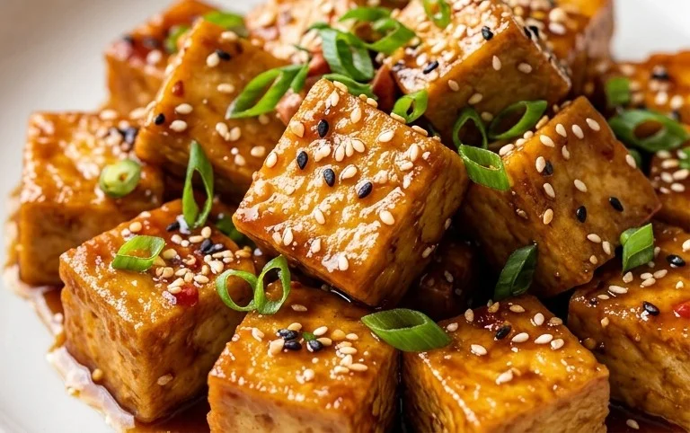 Honey Garlic Tofu