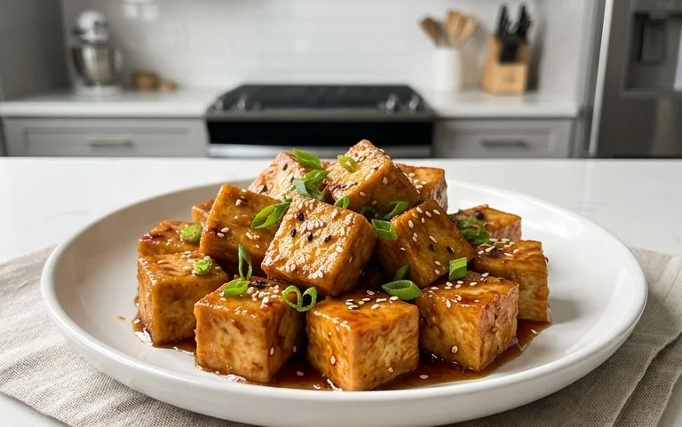 Honey Garlic Tofu