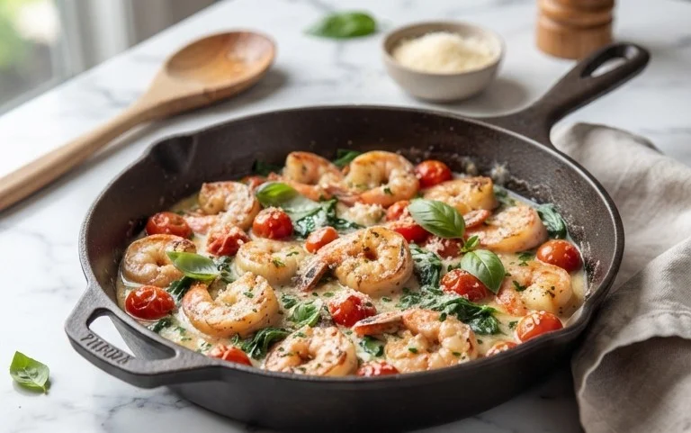 Tuscan Shrimp (One-Pan, 30-Minute Dinner)