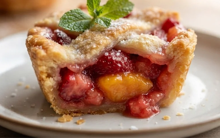 Strawberry Peach Pie Bites