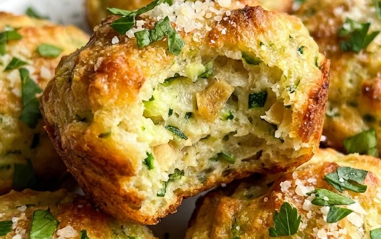 Zucchini Garlic Bites