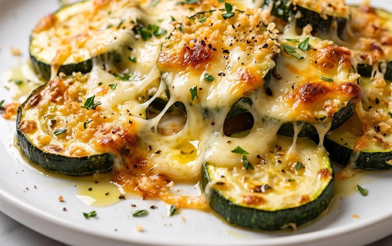 Baked Zucchini and Cheese