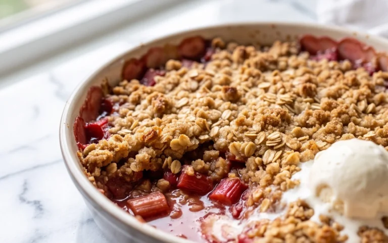 Easy Rhubarb Crisp