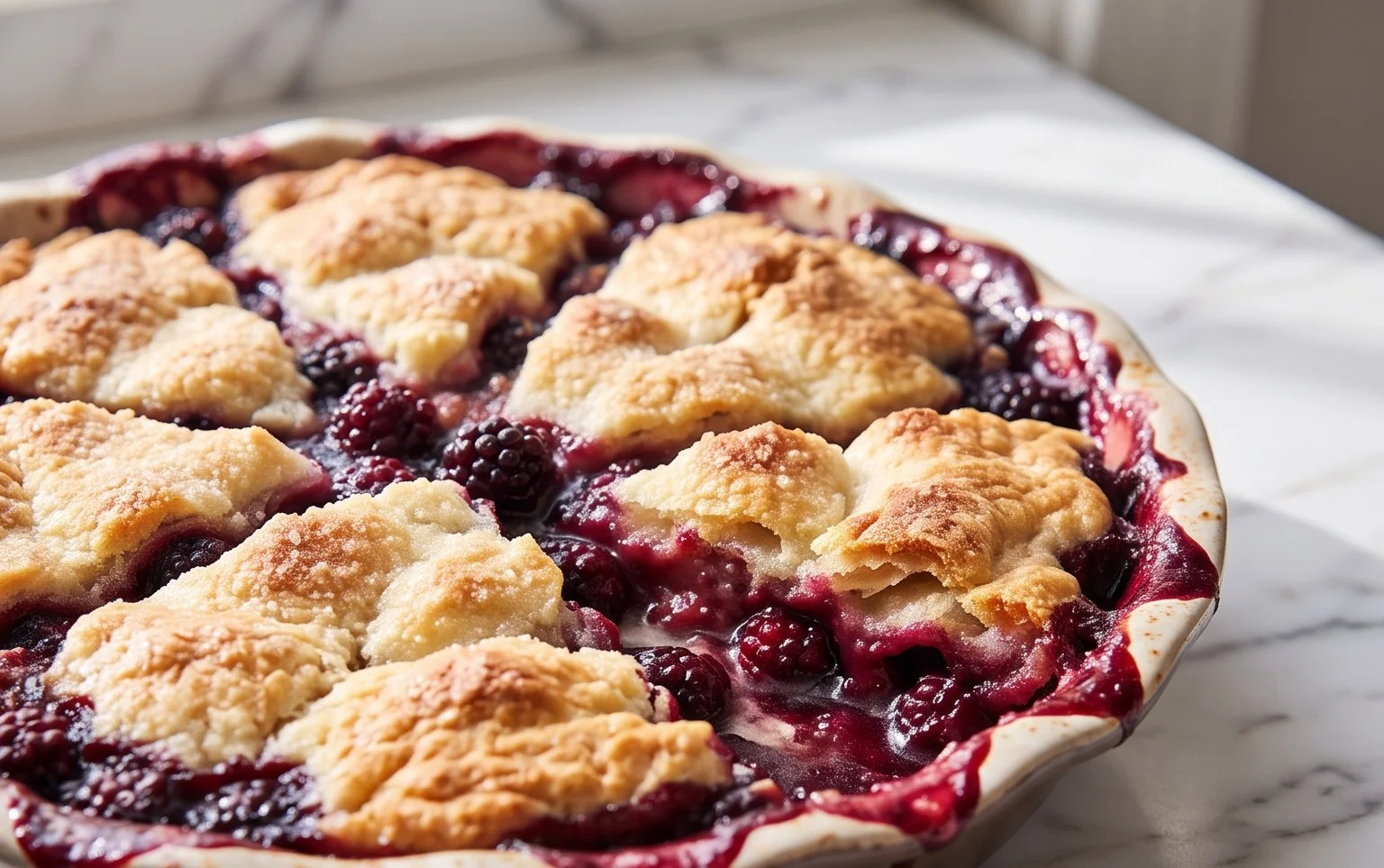 The Pioneer Women's Blackberry Cobbler
