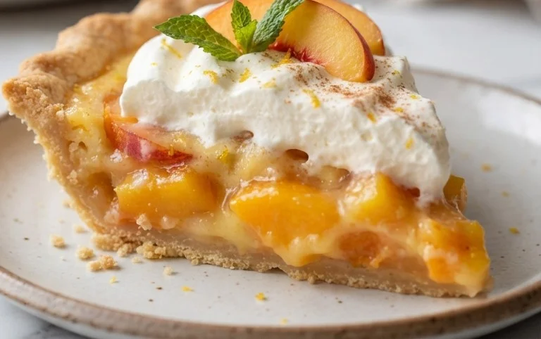 Peaches and Cream Pie
