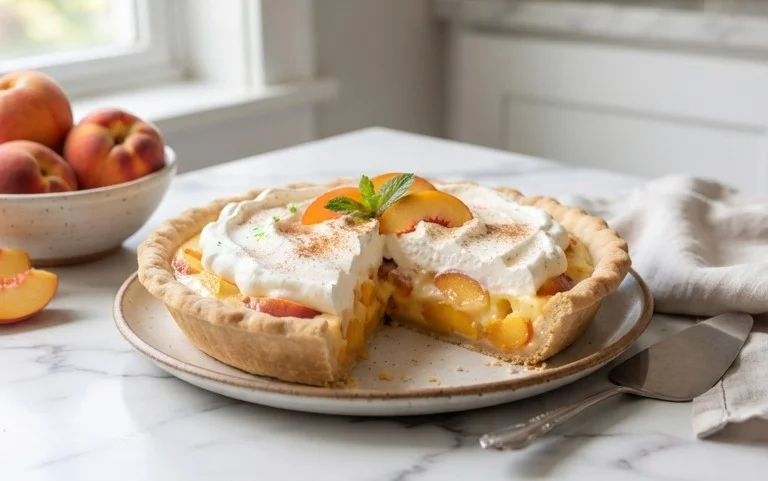 Peaches and Cream Pie