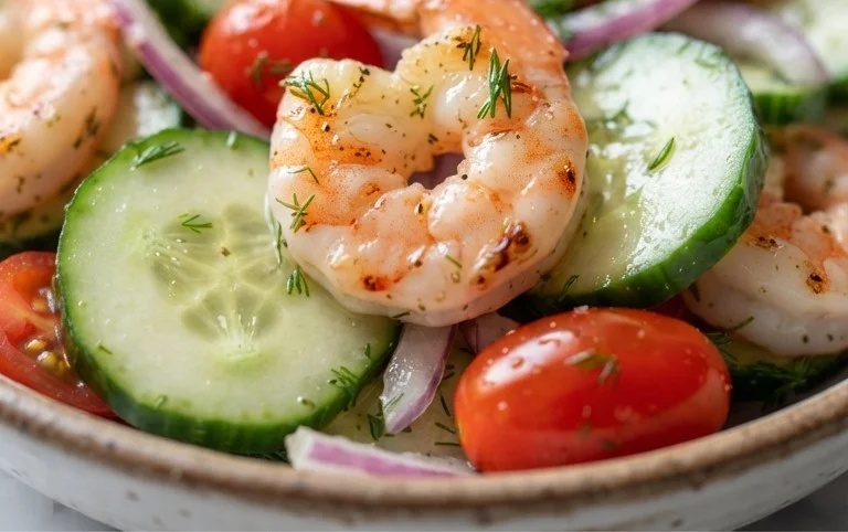 Cucumber Shrimp Salad