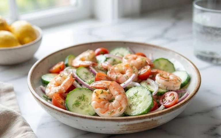 Cucumber Shrimp Salad