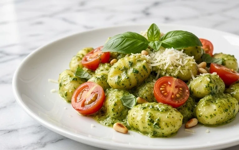 Creamy Pesto Gnocchi