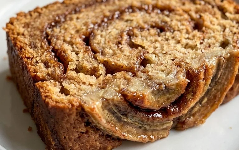 Cinnamon Roll Banana Bread