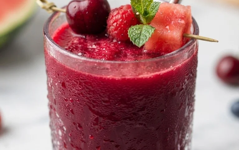 Watermelon Cherry Berry Beet Juice