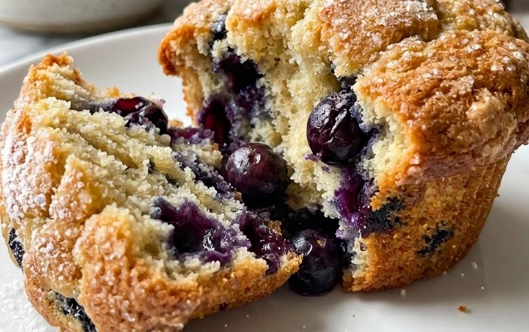 Homemade Blueberry Muffins