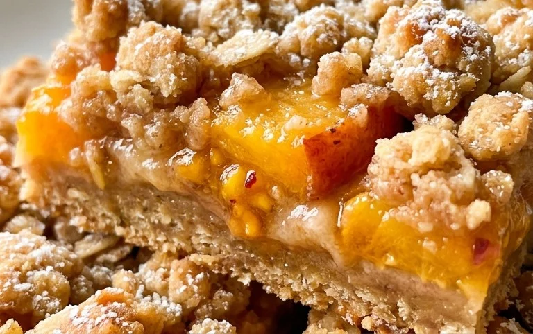 Fresh Peach Crum extractb Bars