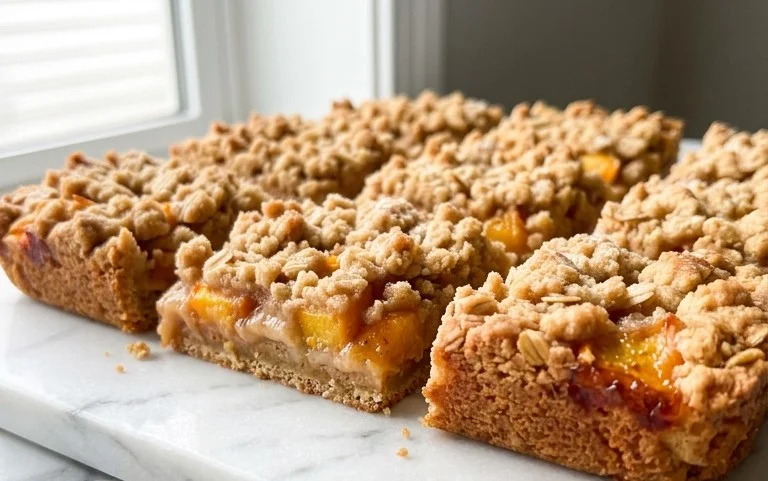 Fresh Peach Crum extractb Bars