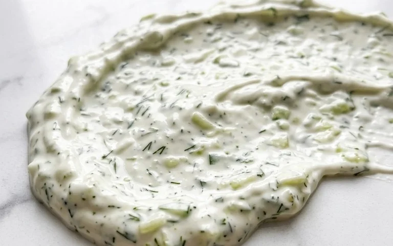 Cucumber Dip with Sour Cream and Dill