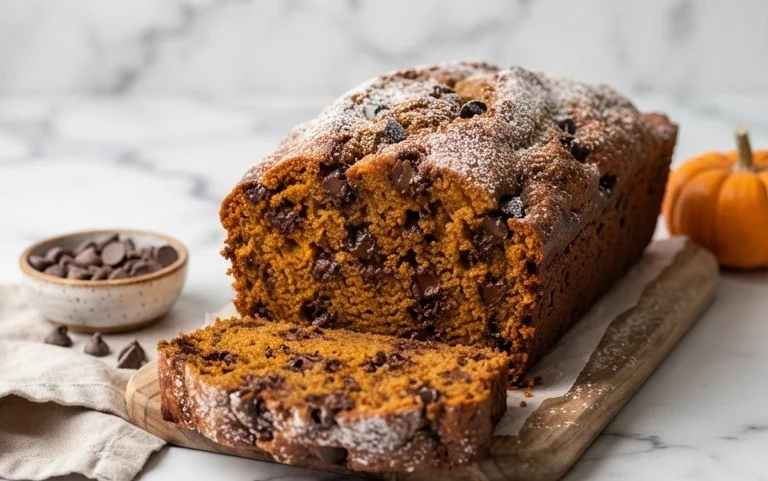 Pumpkin Chocolate Chip Bread