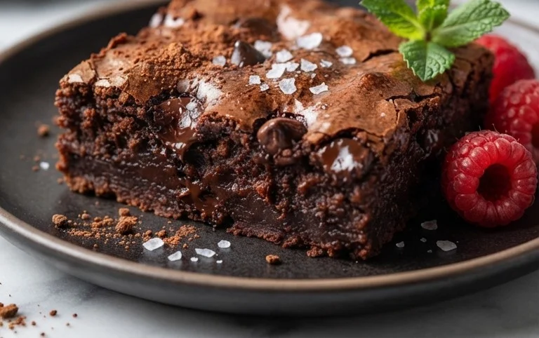 Flourless Chickpea Brownies (Vegan & Gluten Free)