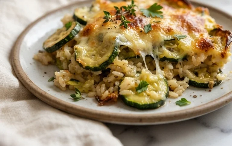 Julia Child's Zucchini and Rice Gratin (Tian de Courgettes au Riz)